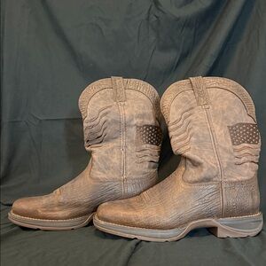 Durango Distressed Tan Western Boots